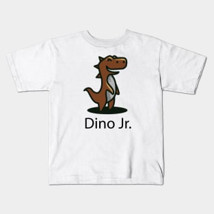 Dino Jr Cute Funny Little Dinosour Kids T-Shirt